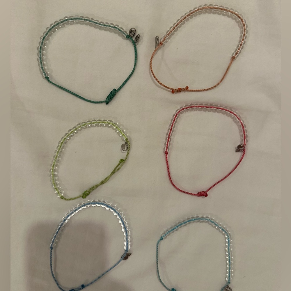 5 pack of 4 ocean bracelets